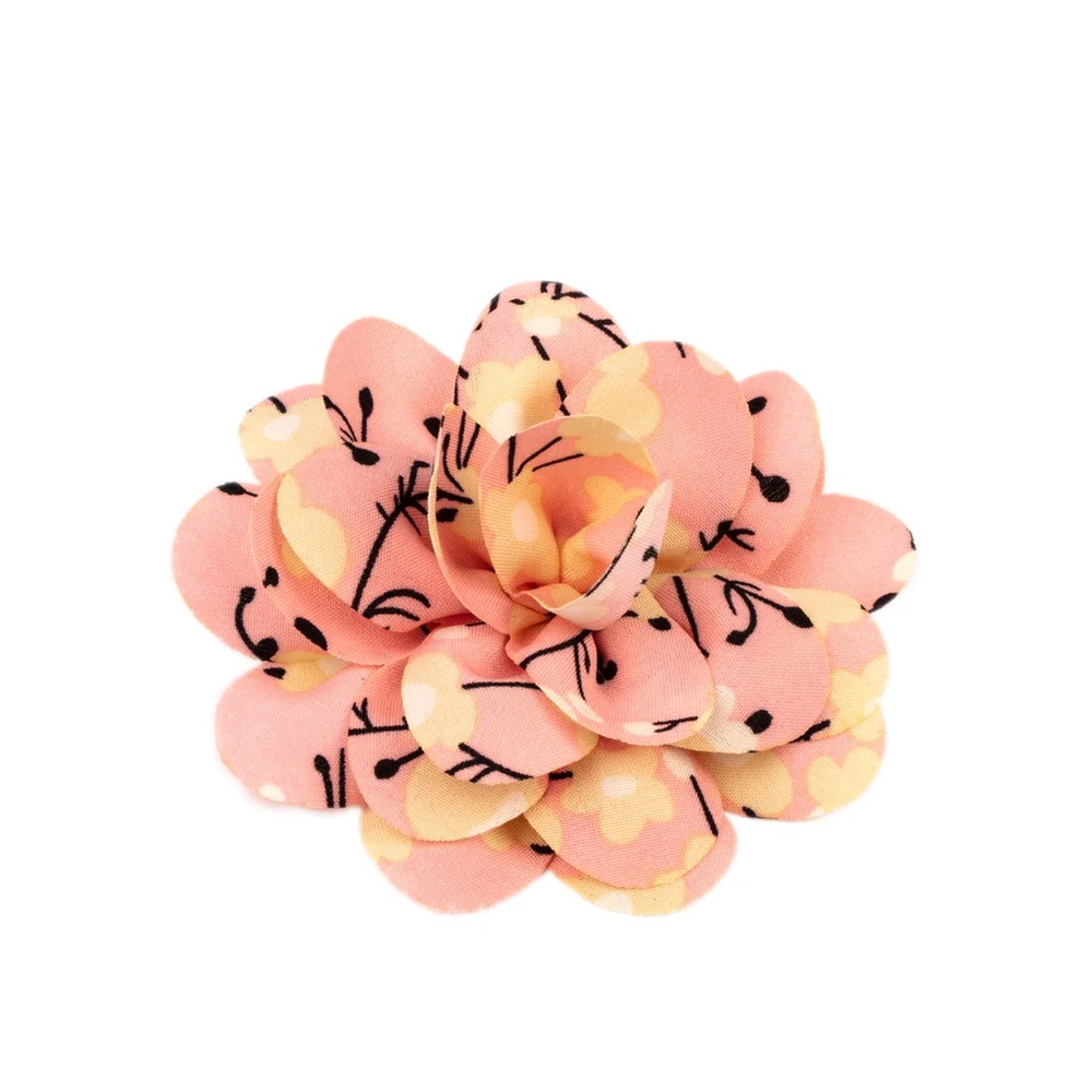 Floral Pink Hair bow